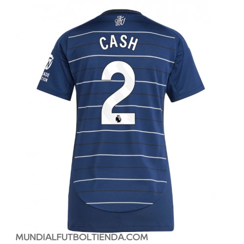 Camiseta Aston Villa Matty Cash #2 Tercera Equipación Replica 2024-25 para mujer mangas cortas